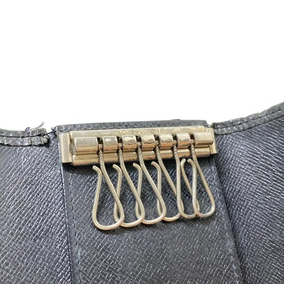 Auth LOUIS VUITTON Multicles 6 M30532 Ardoise Taiga - CA1003 Key Case - Picture 12 of 12